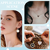 32Pcs 4 Colors Alloy Enamel Pendants FIND-ME0001-45-4