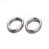 Tarnish Resistant 304 Stainless Steel Open Jump Rings STAS-F221-40P-B-2