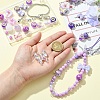 DIY Acrylic Beads & Brass European Style Bracelet Making Kits DIY-YW0012-21A-5