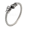 304 Stainless Steel Bangles for Women STAS-M023-19A-1