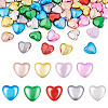 50Pcs Plating Opaque Acrylic Beads PACR-TA0001-23-1
