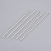 Brass Rhinestone Cup Chains Tassel Big Pendants KK-R129-10S-1