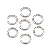 304 Stainless Steel Closed Jump Rings STAS-G393-06P-08-1
