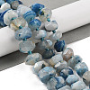 Natural Cherry Blossom Agate Beads Strands G-P535-I02-01A-2