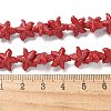 Synthetic Coral Dyed Carved Beads Strands CORA-K009-06A-03-2