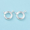Eco-friendly Brass Spring Ring Clasps KK-D082-01B-S-2