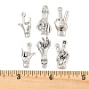 15Pcs 3 Styles Tibetan Style Alloy Pendants TIBE-FP0001-21-3