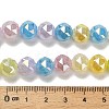 Electroplate Glass Beads Strands EGLA-P066-06A-10mm-01-4