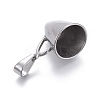 Tarnish Resistant 304 Stainless Steel Pendants X-STAS-F252-28P-2