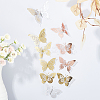 8 Sets 8 Styles Paper Wall Stickers DIY-CA0002-33-5