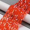 Transparent Glass Beads Strands X1-EGLA-A034-T4mm-MB25-2