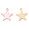 Alloy Enamel Pendants ENAM-R057-01-RS-2