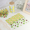 8Pcs 8 Styles PVC Plastic Waterproof Decorative Sticker Labels DIY-SP0004-93C-3