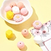 5 Styles Food Grade Eco-Friendly Silicone Beads SIL-FS0001-23-8