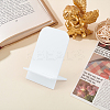 Acrylic Slant Back Postcard Display Stands ODIS-WH0078-86A-4