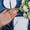 3Pcs 3 Colors 304 Stainless Steel Cable Chain Necklaces NJEW-CA0001-24-3