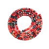 Electroplate Glass Beads Strands GLAA-T023-A16-01-2