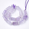 Natural Lavender Amethyst Beads Strands X-G-S345-8x11-015-2