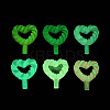 Luminous & Frosted Transparent Resin Cabochons X-RESI-T026-09M-3