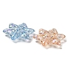 Christmas Theme UV Plating Transparent Rainbow Iridescent Acrylic Beads TACR-R001-03A-3
