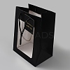 Paper Flower Storage Tote Bags with Visible Window ABAG-WH0046-79-1