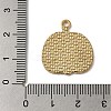 Thanksgiving Day Golden Tone Alloy Enamel Pendants ENAM-M002-01D-G-3