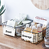 Rectangle PVC Price Tag Sign Label Holder LS-KY-WH0046-61-5