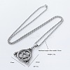 Vintage Viking Trinity Knot 304 Stainless Steel Pendant Box Chain Necklaces for Men KA7210-5