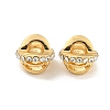 Rack Plating Alloy Rhinestone European Beads FIND-B034-33G-2
