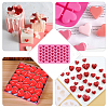Heart Shaped Fondant Molds DIY-CP0002-51-7