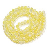 Transparent Crackle Baking Paint Glass Beads Strands X2-DGLA-T003-01A-15-2