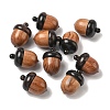Wooden Acorn Box Jewelry Pendants WOOD-WH0022-06D-1