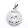 Non-Tarnish 304 Stainless Steel Pendants STAS-I086-04P-05-1