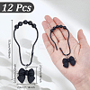 12Pcs Iron Shower Curtain Rings for Bathroom HJEW-NB00295-2