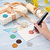 20Pcs 10 Colors Adhesive Wax Seal Stickers DIY-TA0003-49-5