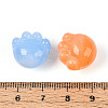 Opaque Imitation Cat Eye Resin Beads RESI-T060-33M-3