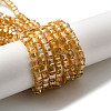 Electroplate Glass Beads Strands LS-EGLA-D018-8x8mm-77-2