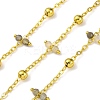 Handmade Faceted Natural Labradorite Beaded Chains CHC-L050-02G-01-1