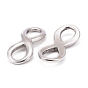 Tarnish Resistant Smooth Surface 304 Stainless Steel Infinity Links connectors LS-STAS-N006-03-2