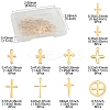 60Pcs 10 Styles 201 and 304 Stainless Steel Pendants STAS-FS0001-90-4