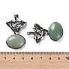 Natural & Synthetic Mixed Gemstone Pendants G-F777-02AS-4