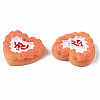 Epoxy Resin Resin Cabochons CRES-S358-76A-4