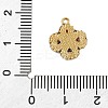 304 Stainless Steel Rhinestone Pendants STAS-E547-06C-G-3