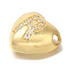 Rack Plating Brass Micro Pave Cubic Zirconia Pendants KK-I722-04G-R-2