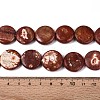 Dyed Natural Fire Crackle Agate Beads Strands G-T144-57A-01-5