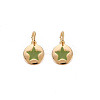 Brass Enamel Charms X-KK-S356-671G-NF-2