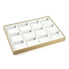 12 Grids Imitation Leather Jewelry Trays CON-G023-02C-1