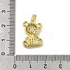 Brass Micro Pave Cubic Zirconia Pendants KK-Z102-19G-3