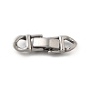 304 Stainless Steel Fold Over Clasps STAS-M119-05P-04-1