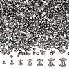 280 Sets 7 Styles Iron & Brass Double Cap Rivets KK-FG0001-19P-1